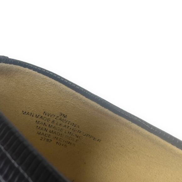 Nine West Women's D'Orsay Peep Toe Pumps Heels Size 9 Black Suede Leather - Picture 9 of 11